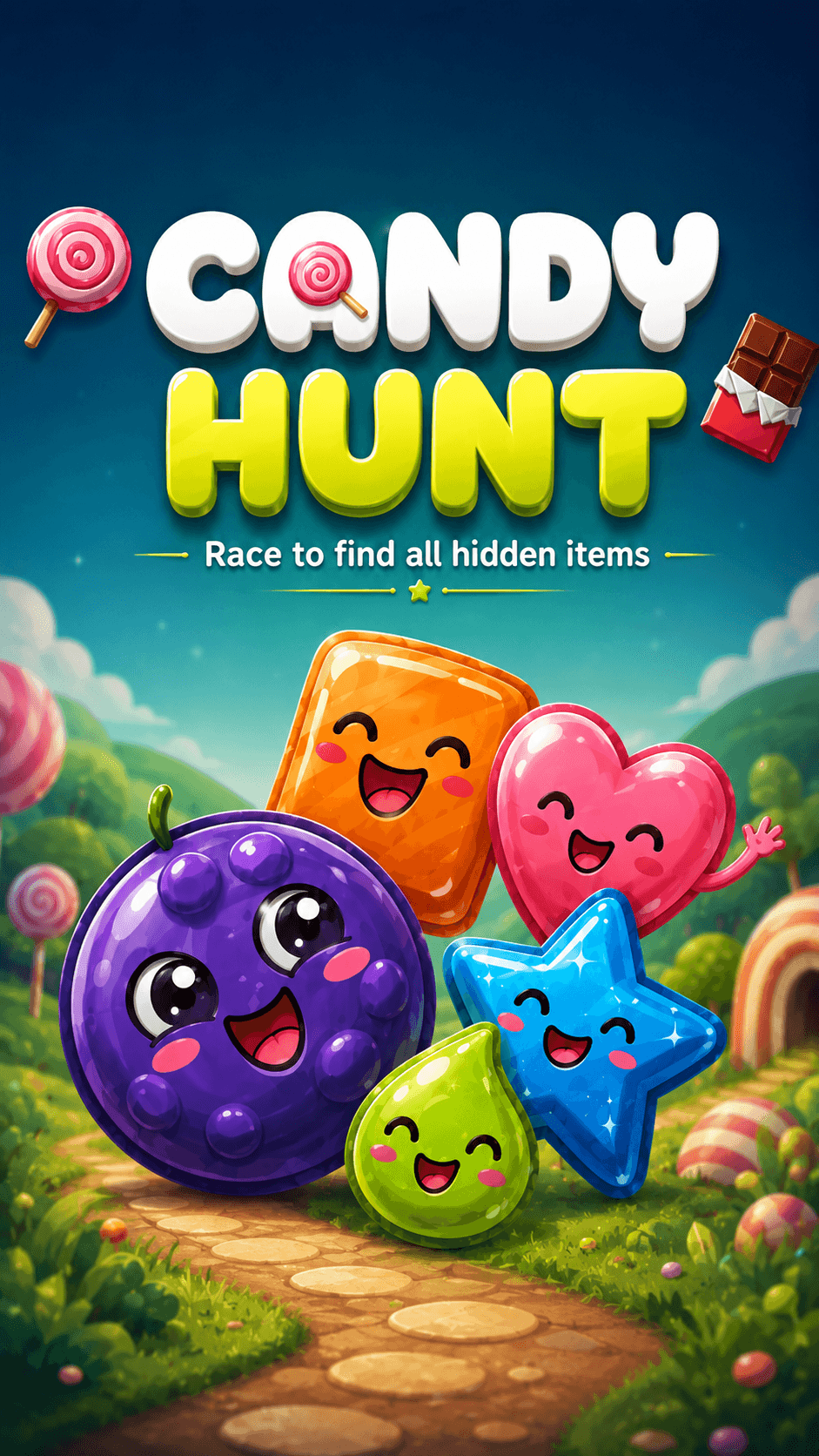 candy hunt emojis